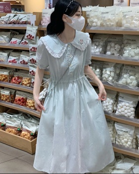 Korean style slim summer loose all-match doll dress