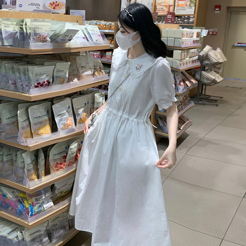 Korean style slim summer loose all-match doll dress