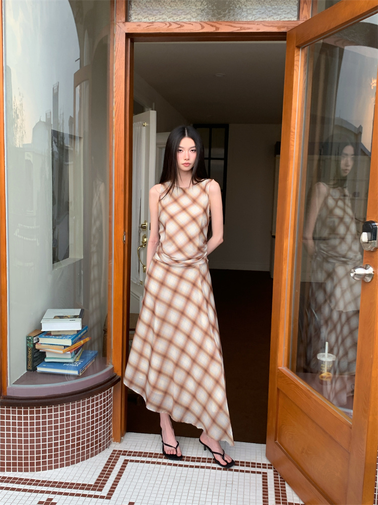Summer dress sleeveless long dress for women