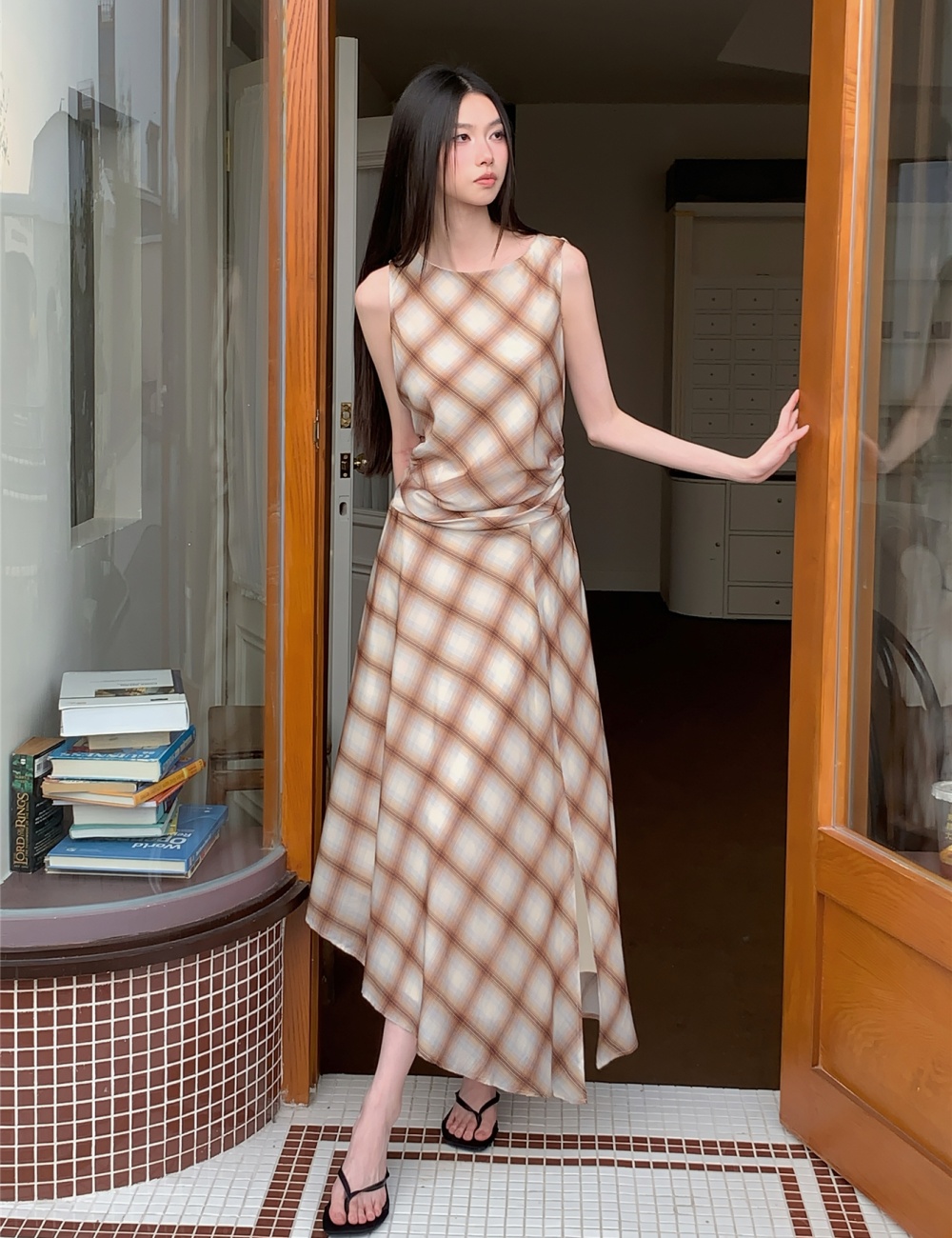 Summer dress sleeveless long dress for women