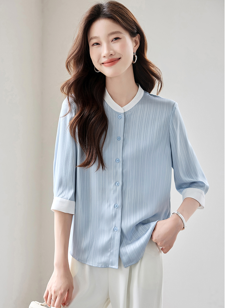Show young mixed colors T-shirt fashion small shirt