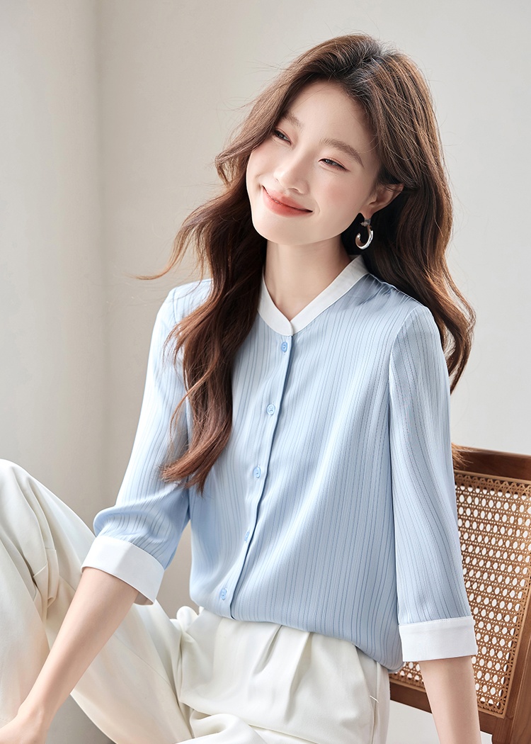 Show young mixed colors T-shirt fashion small shirt
