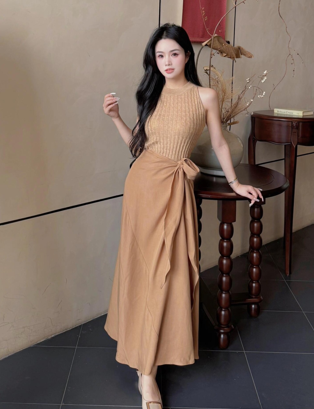 Summer France style vest elegant skirt 2pcs set