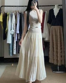 Enticement skirt waistcoat 2pcs set for women