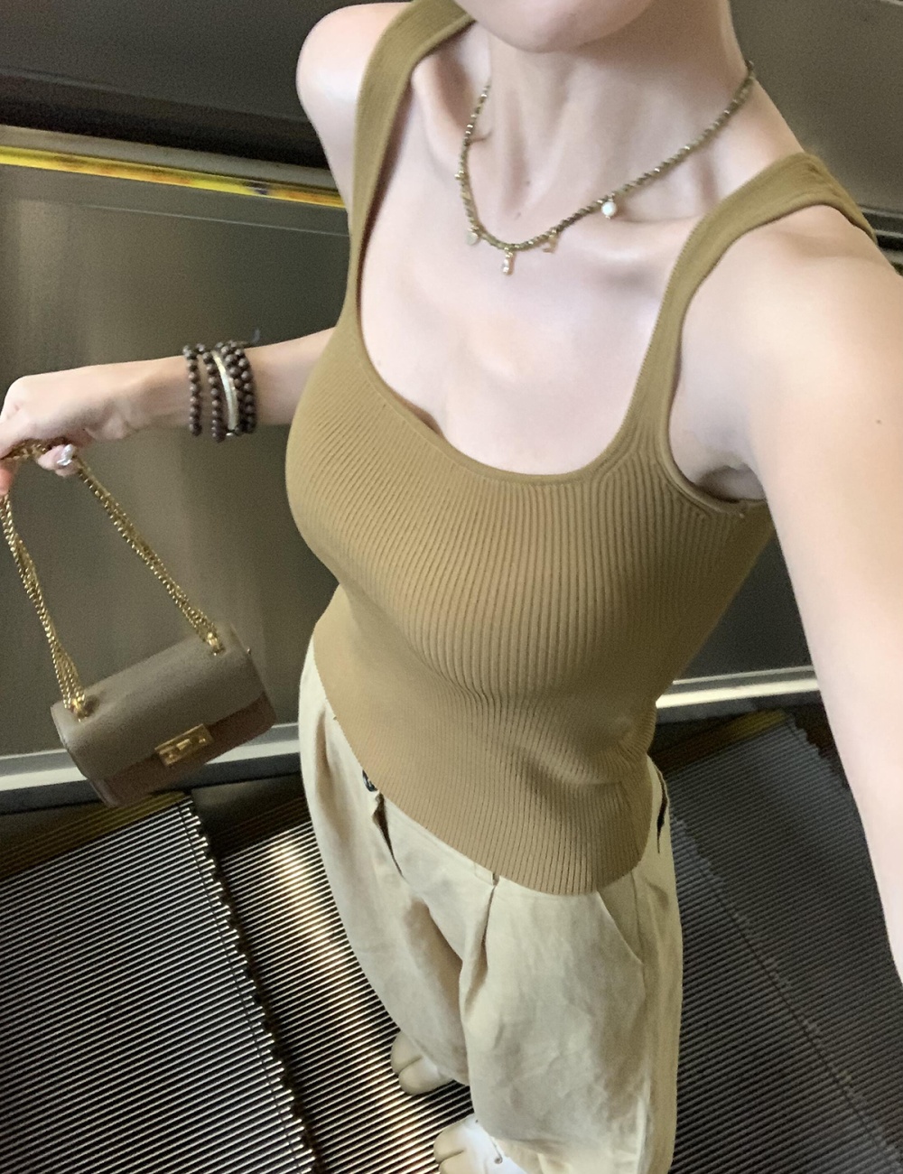 Sling slim square collar inside the ride summer vest