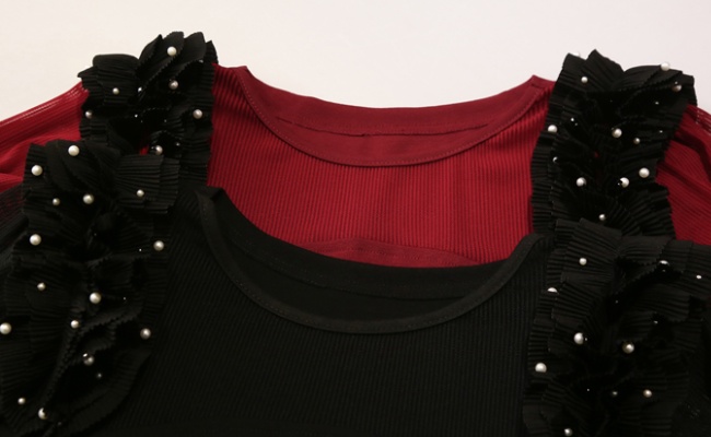 Summer wood ear T-shirt fashion all-match tops