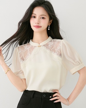 Summer short sleeve shirt Chinese style tops