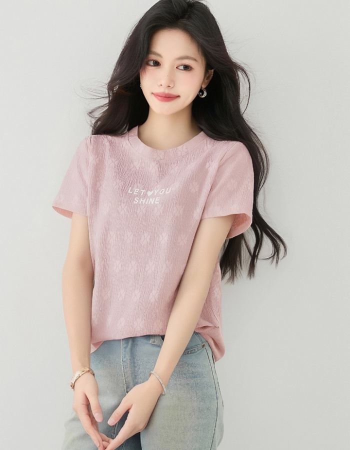 Fashion temperament T-shirt all-match tops for women