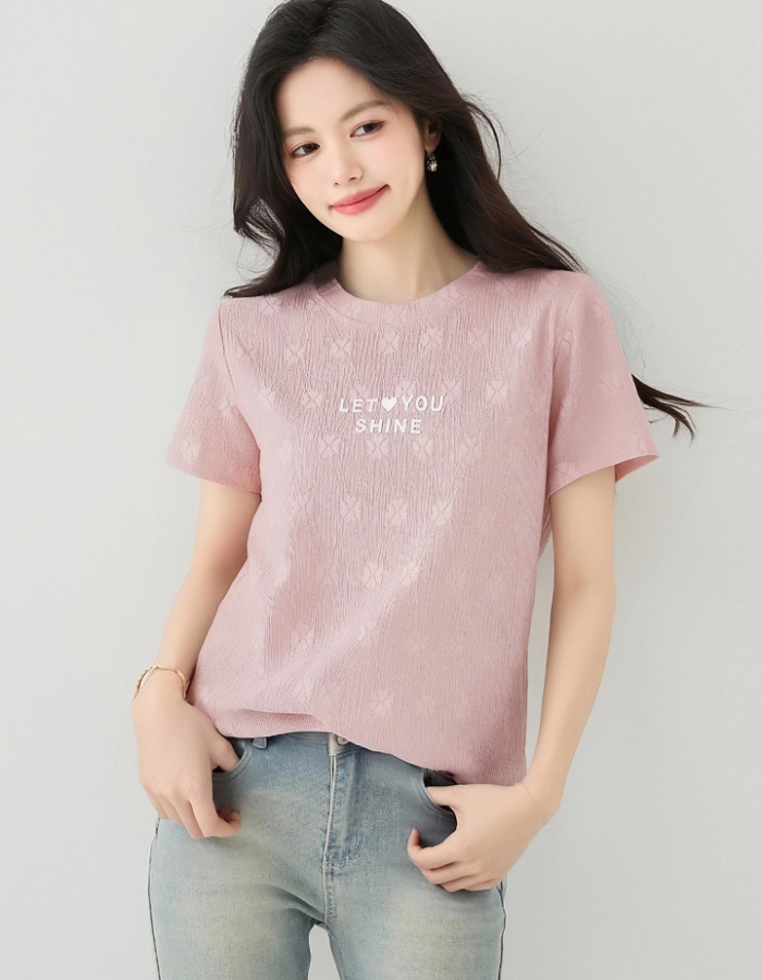 Fashion temperament T-shirt all-match tops for women