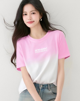 Fashion show young T-shirt all-match small shirt for women