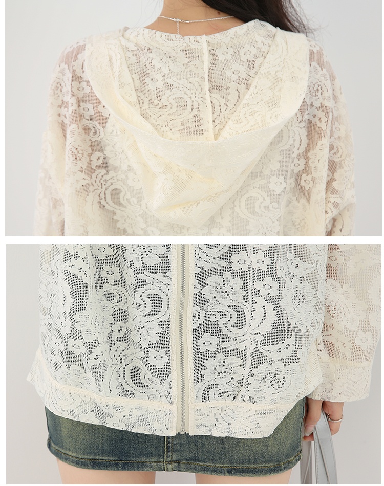 Hooded sunscreen tops long spring and summer cardigan