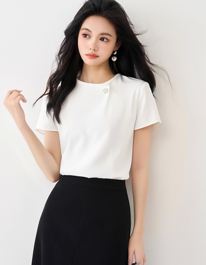 France style small shirt light luxury shirt