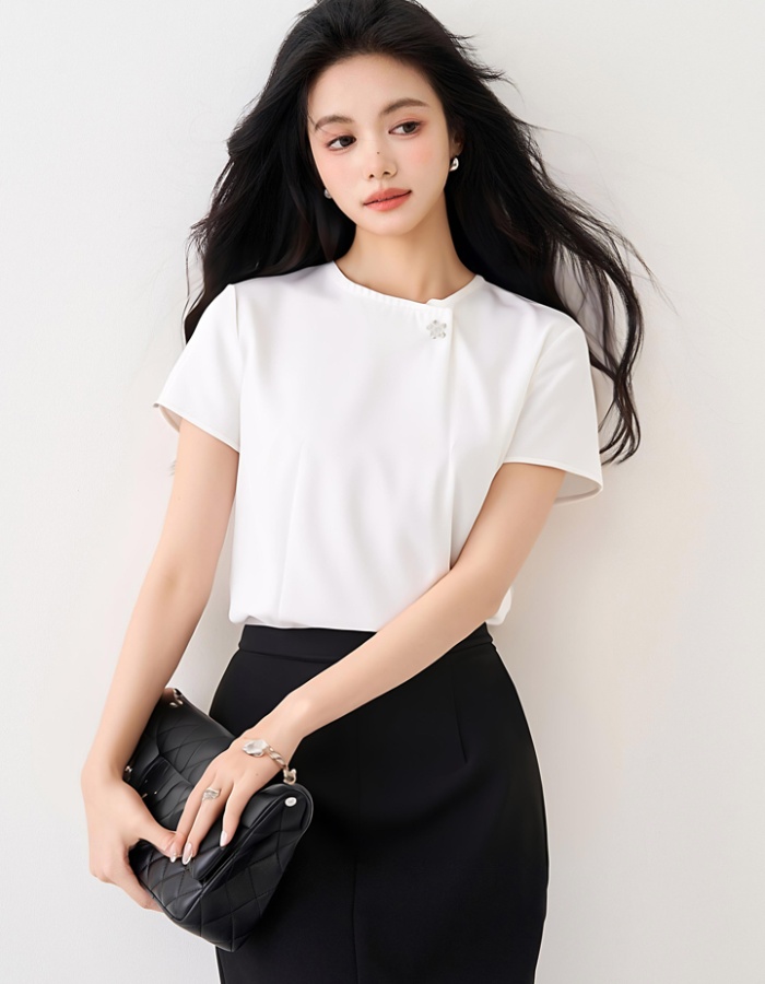France style small shirt light luxury shirt