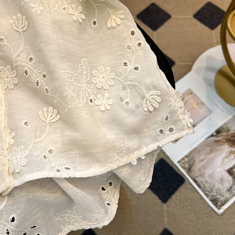 Splice embroidery small shirt mixed colors shirt
