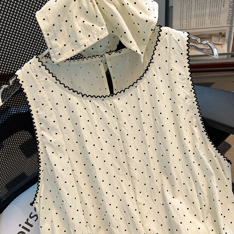 Niche summer all-match tops tender sleeveless shirt