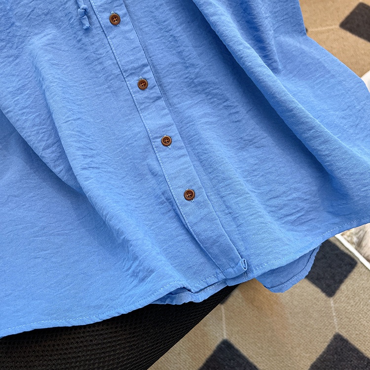 Summer frenum waistcoat round neck shirt for women