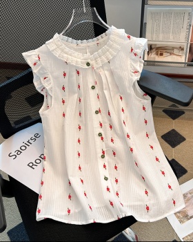 France style romantic tops summer shirt for women