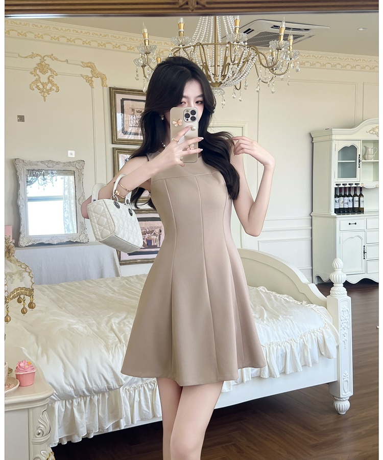 Sleeveless Western style vest temperament slim dress