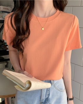 Pure T-shirt short sleeve tops for women