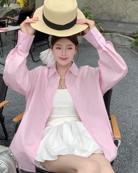 Summer pink shirt