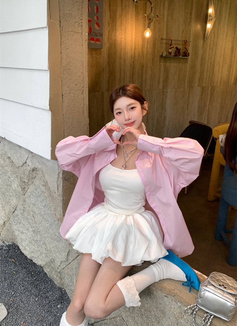 Summer pink shirt