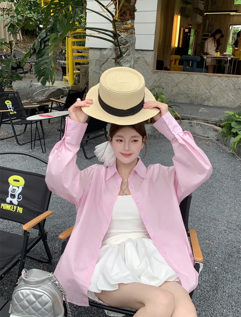 Summer pink shirt