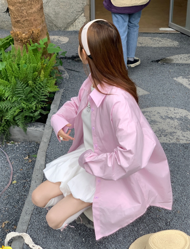 Summer pink shirt
