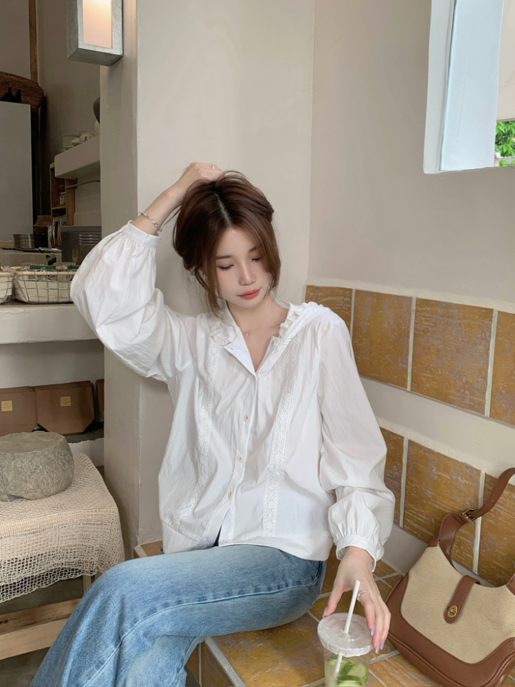 Slim splice cardigan sunscreen shirt for women