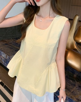 Korean style shirt all-match vest for women