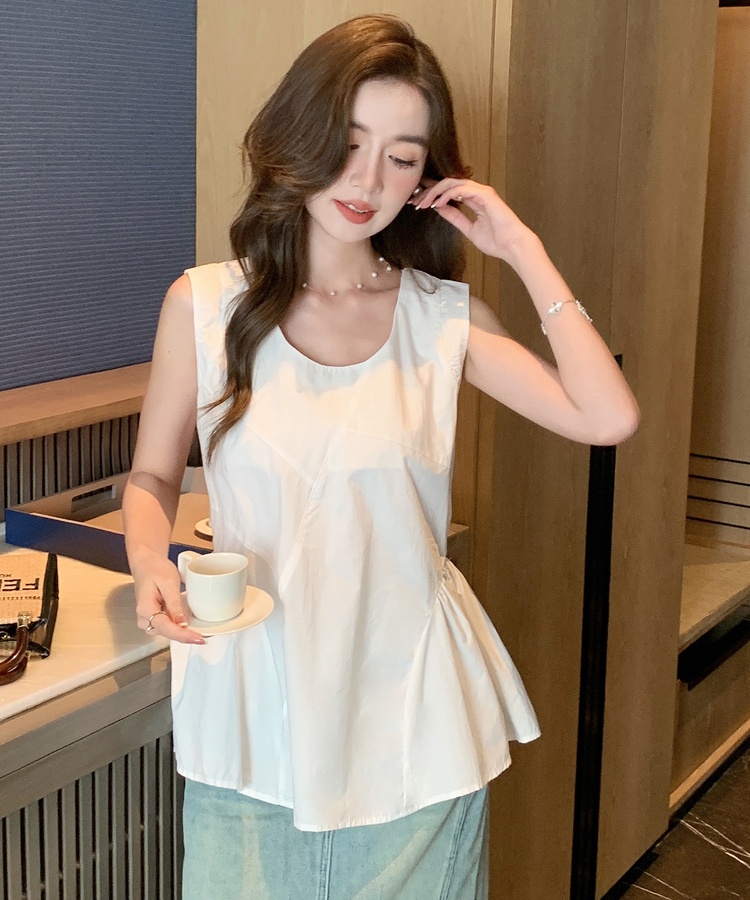 Korean style shirt all-match vest for women