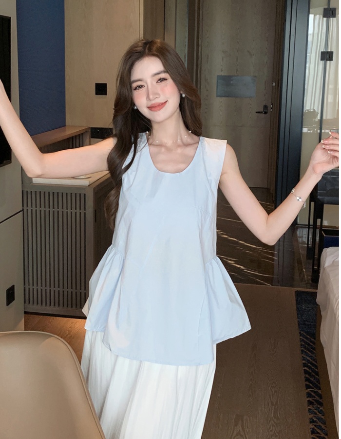 Korean style shirt all-match vest for women