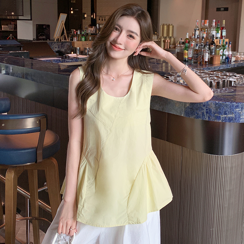 Korean style shirt all-match vest for women