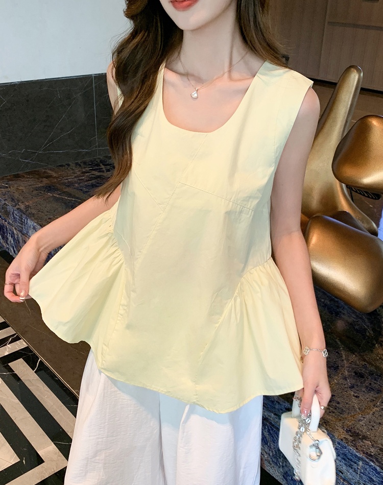 Korean style shirt all-match vest for women