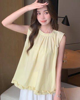 Summer sleeveless vest all-match shirt for women