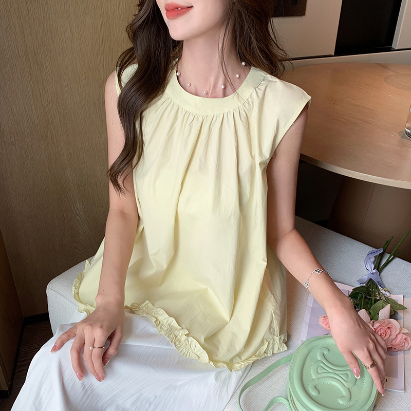 Summer sleeveless vest all-match shirt for women