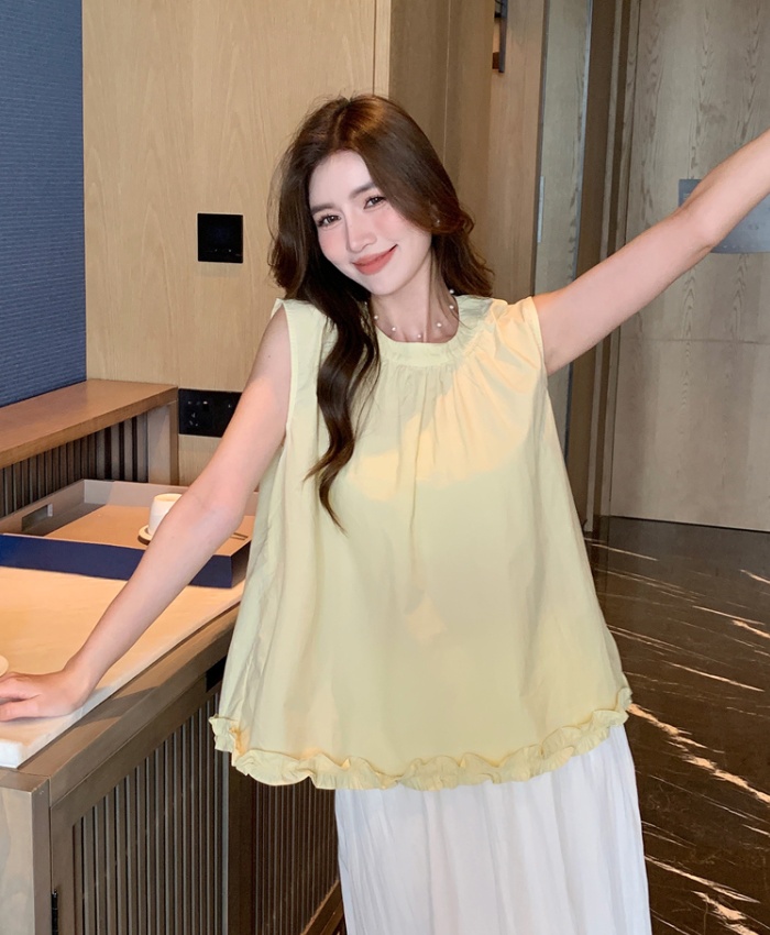 Summer sleeveless vest all-match shirt for women