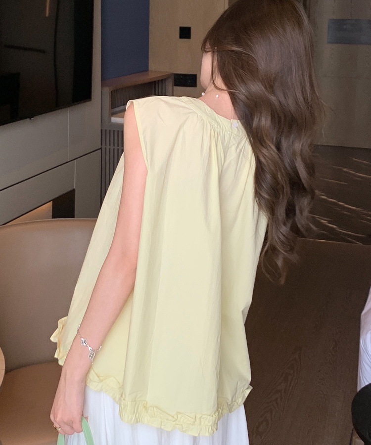Summer sleeveless vest all-match shirt for women