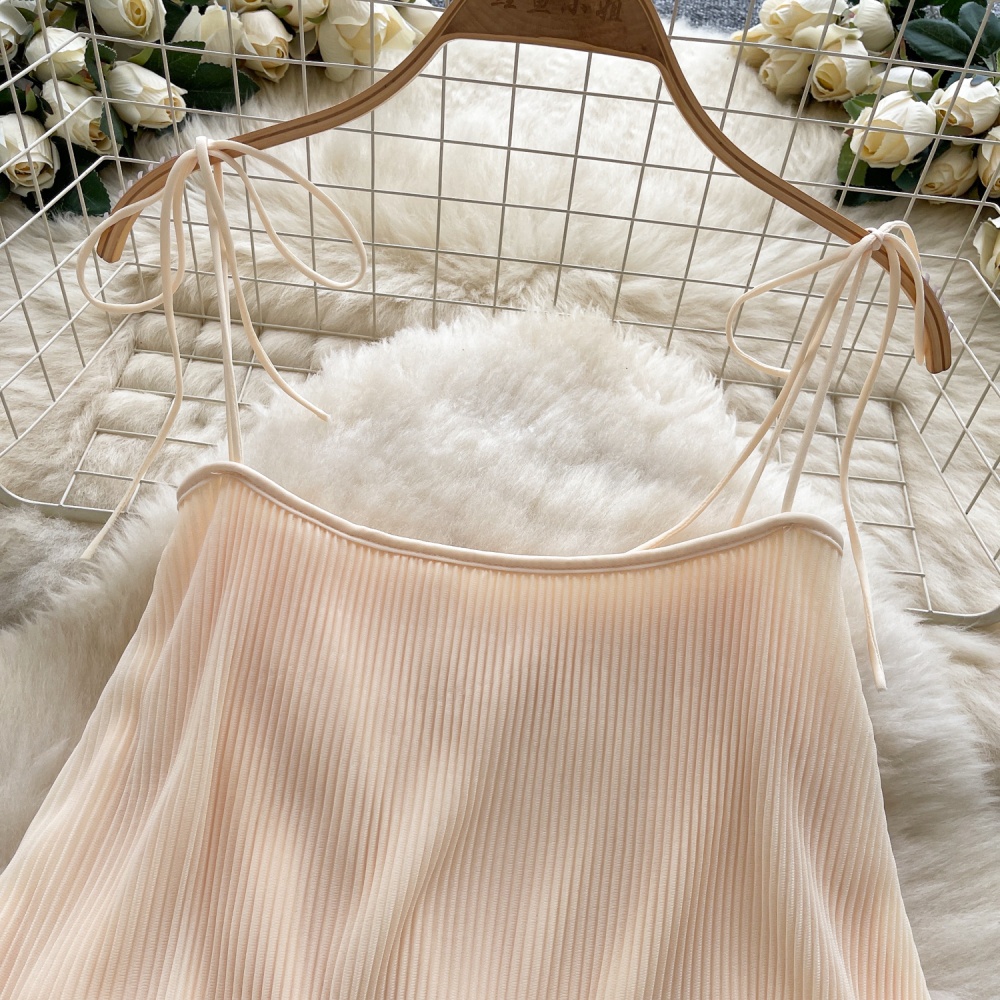 Sling loose niche tops short light luxury summer vest