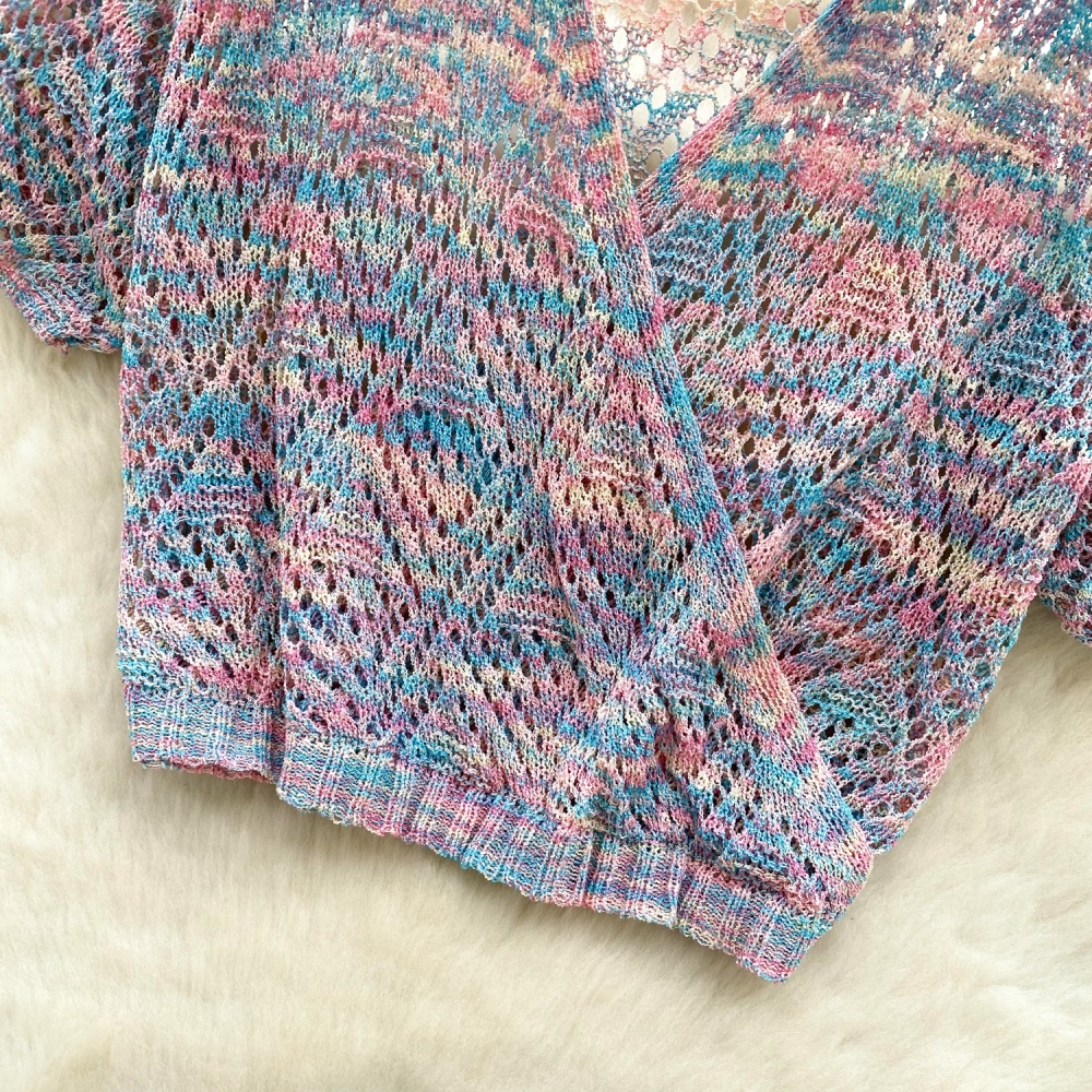 Sweet mermaid skirt summer rainbow tops a set for women