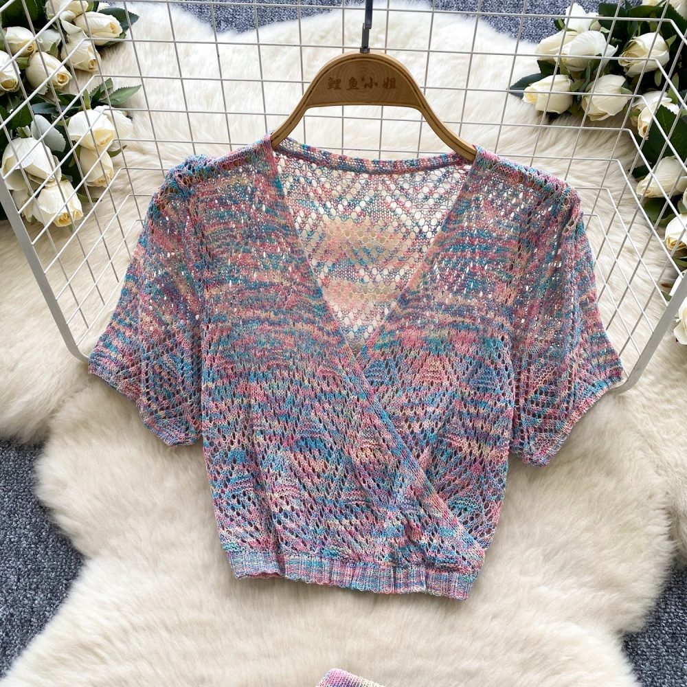 Sweet mermaid skirt summer rainbow tops a set for women