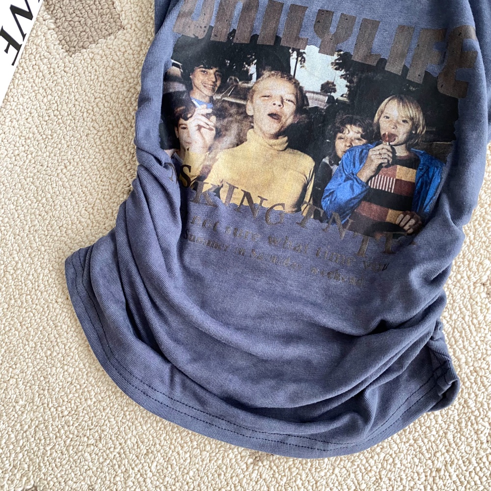 Printing enticement small shirt spicegirl summer vest