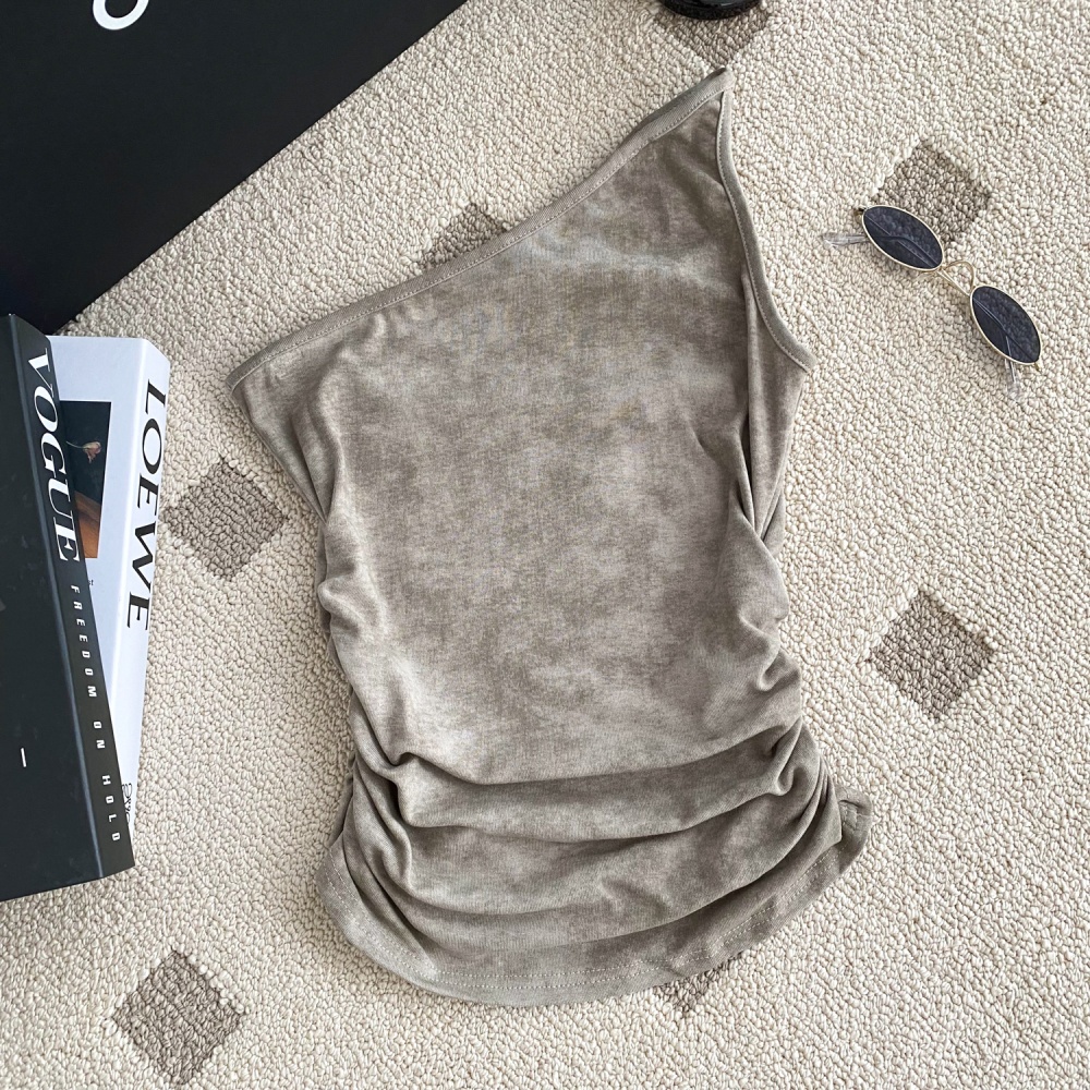 Printing enticement small shirt spicegirl summer vest