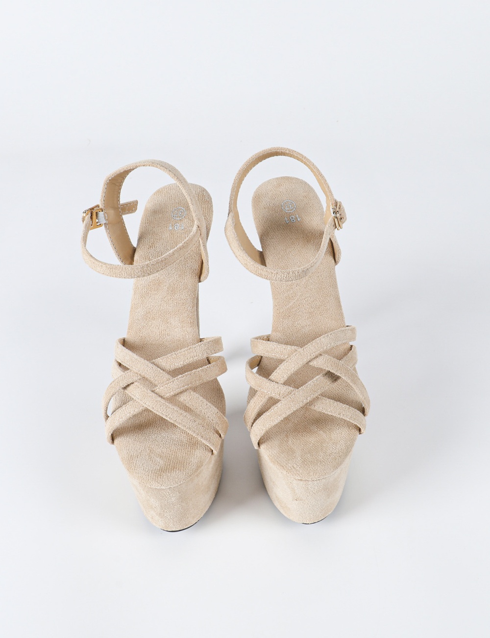 Sexy high-heeled sandals thick European style platform