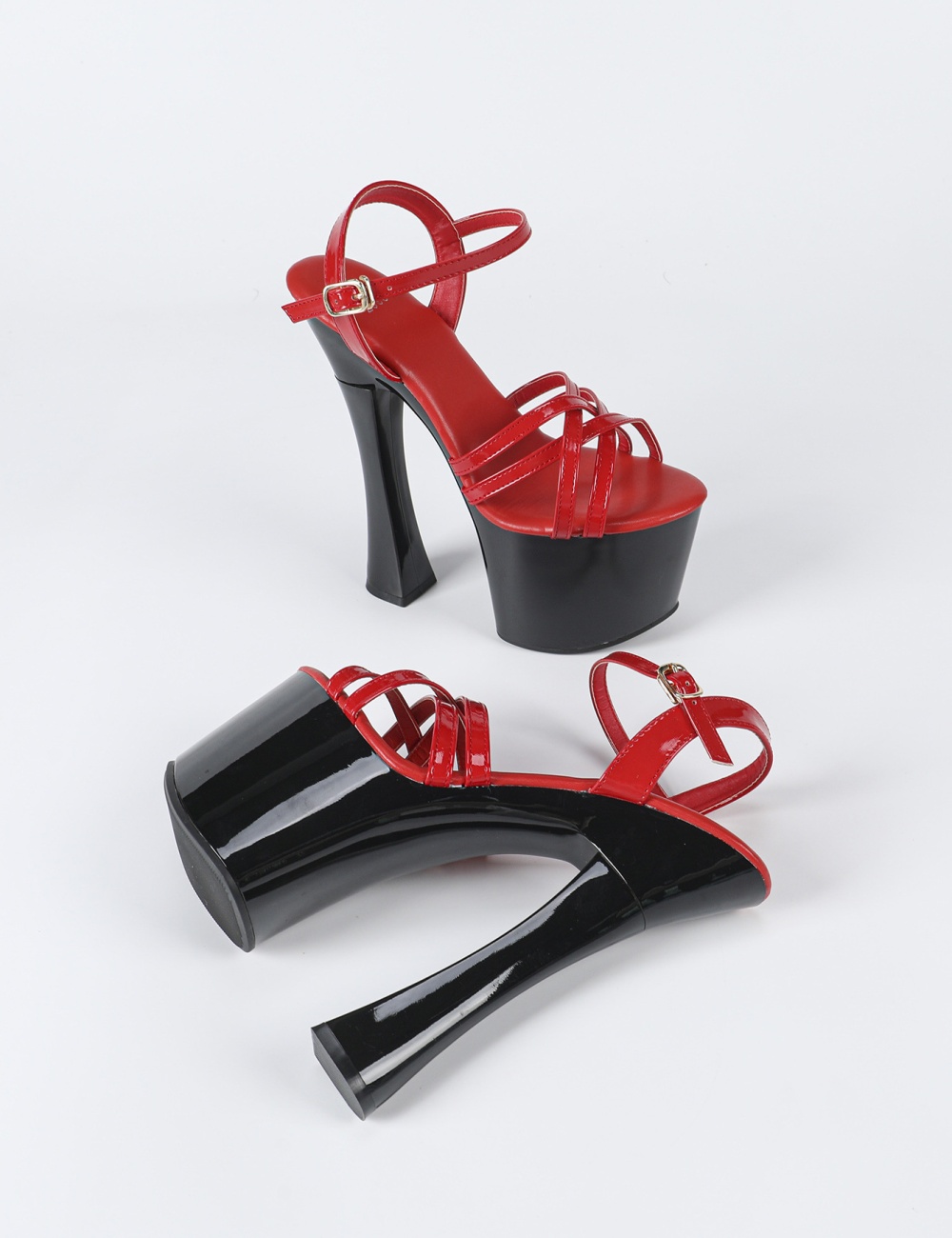 Fine-root ultrahigh sandals very high sexy platform