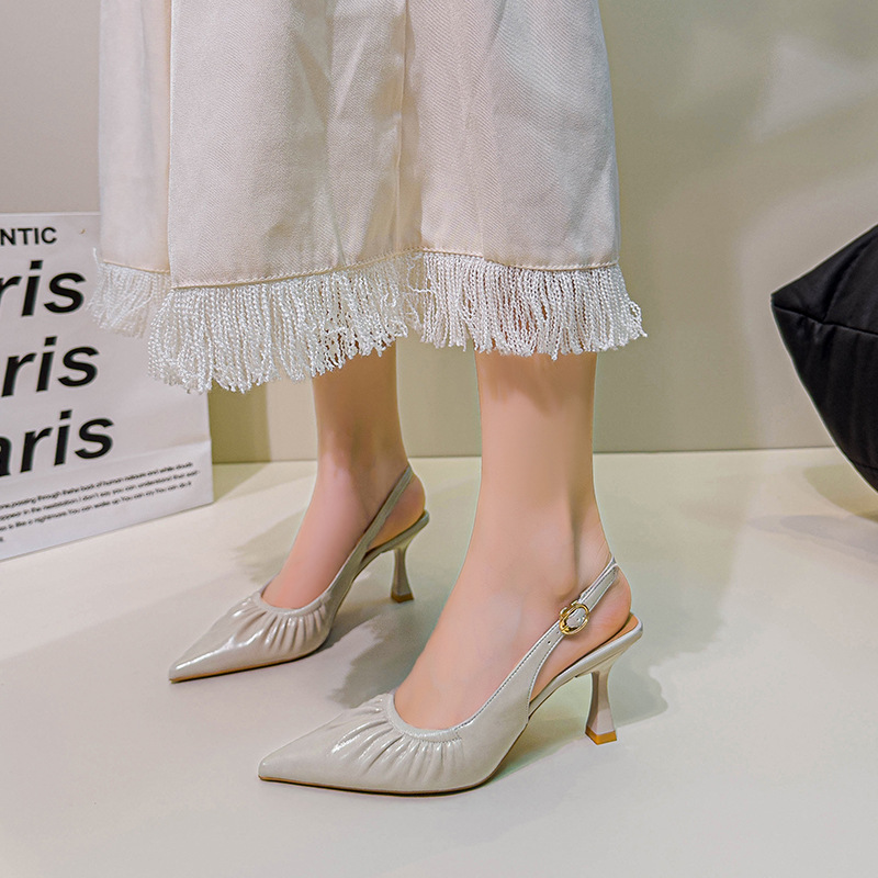 Fine-root high-heeled shoes sandals for women