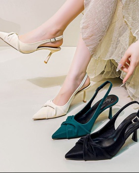 Pointed summer shoes large yard high-heeled shoes