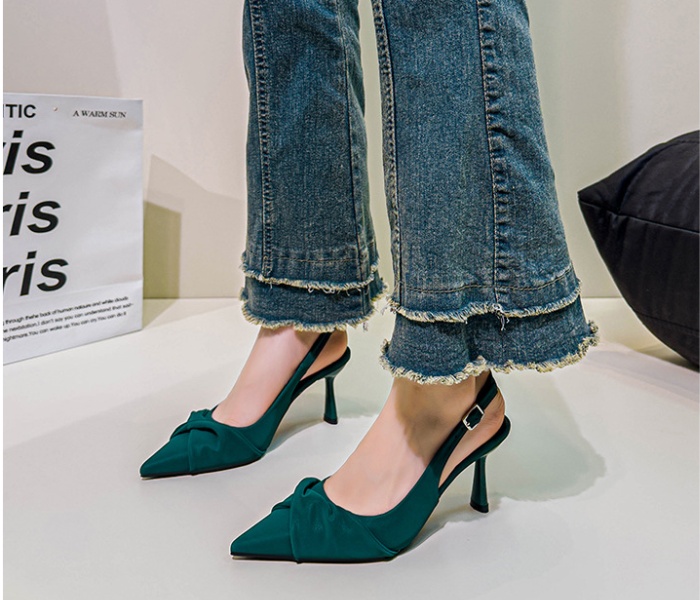 Pointed summer shoes large yard high-heeled shoes
