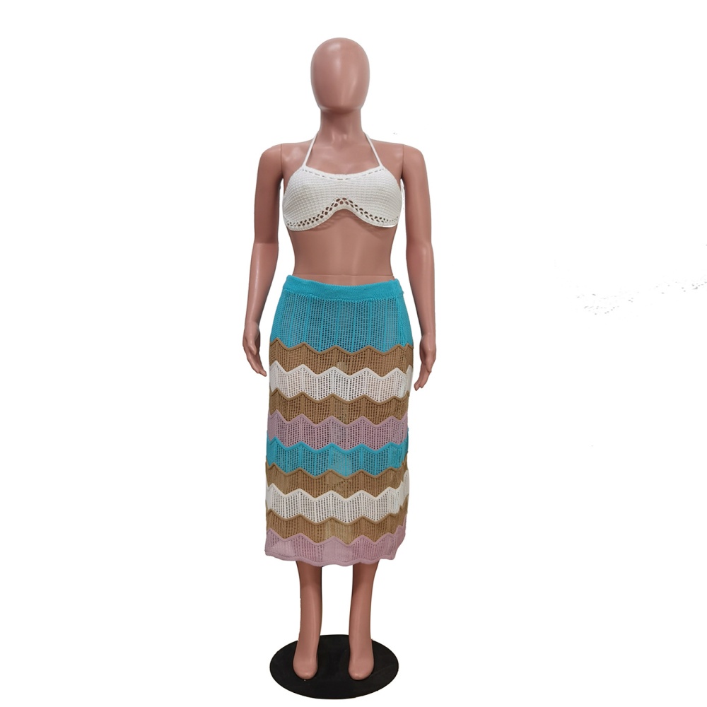 European style Casual bikini beach dress a set