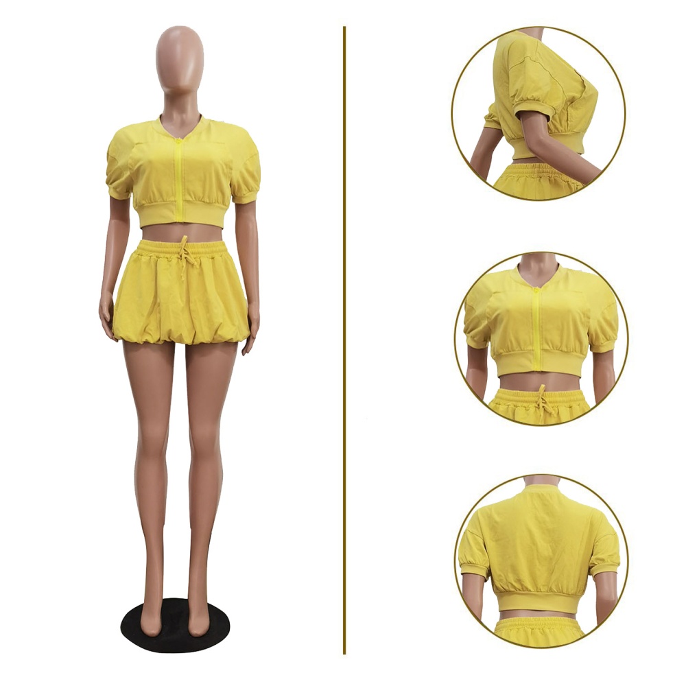 European style lantern Casual skirt a set for women
