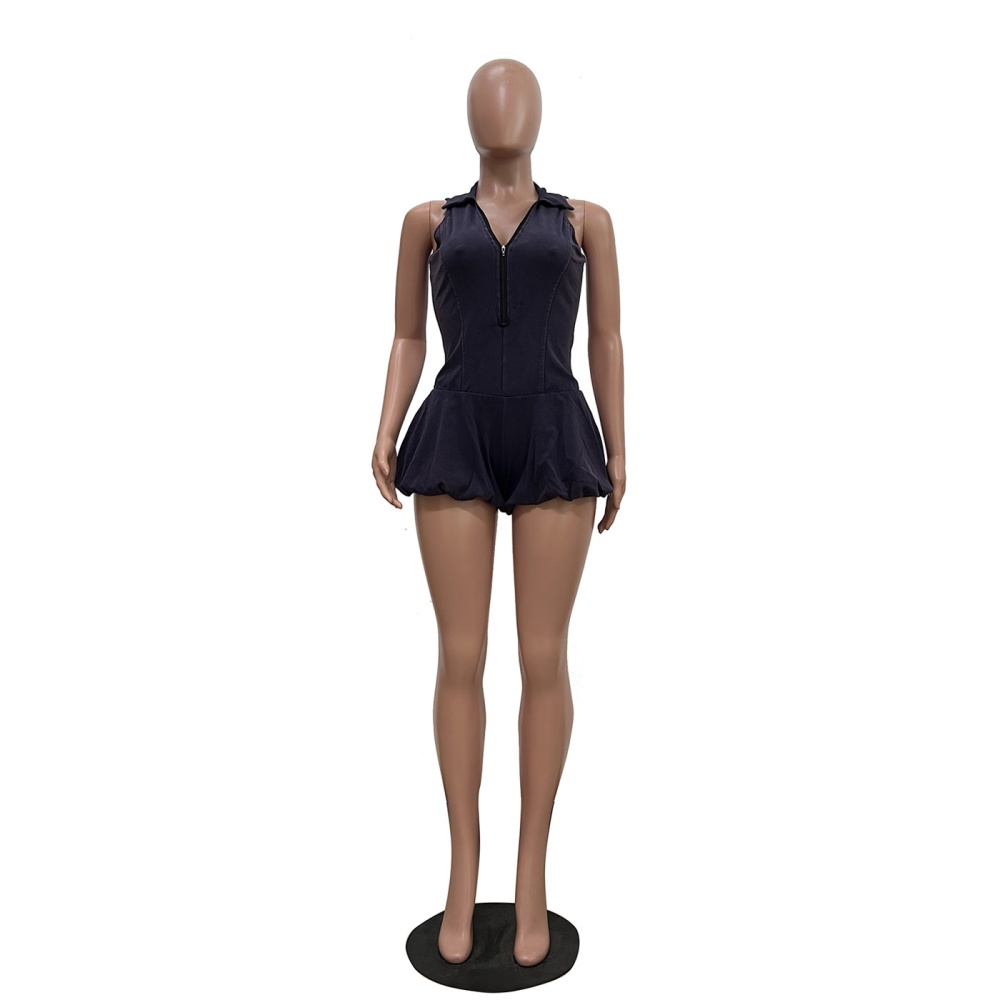 Casual European style conjoined shorts for women